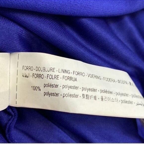 Zara Strapless Purple/Blue Dress(Size Large) - Picture 7 of 9